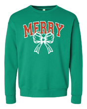 Load image into Gallery viewer, Merry with Bow Sweatshirt