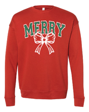 Load image into Gallery viewer, Merry with Bow Sweatshirt
