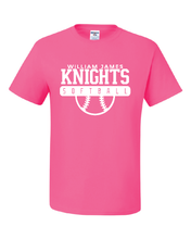 Load image into Gallery viewer, WJ Softball 50/50 Cotton SS T-Shirt
