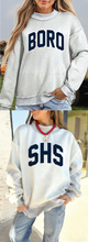 Load image into Gallery viewer, Reversible Mock Neck Oversized Sweatshirt
