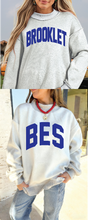 Load image into Gallery viewer, School Reversible Mock Neck Oversized Sweatshirt
