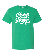 Load image into Gallery viewer, Merry and Bright T-Shirt
