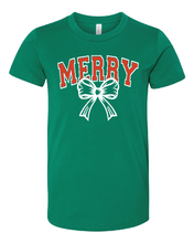 Load image into Gallery viewer, Merry with Bow T-Shirt
