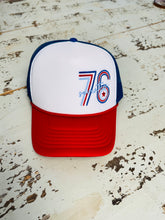Load image into Gallery viewer, 1776 Embroidered Trucker Hat
