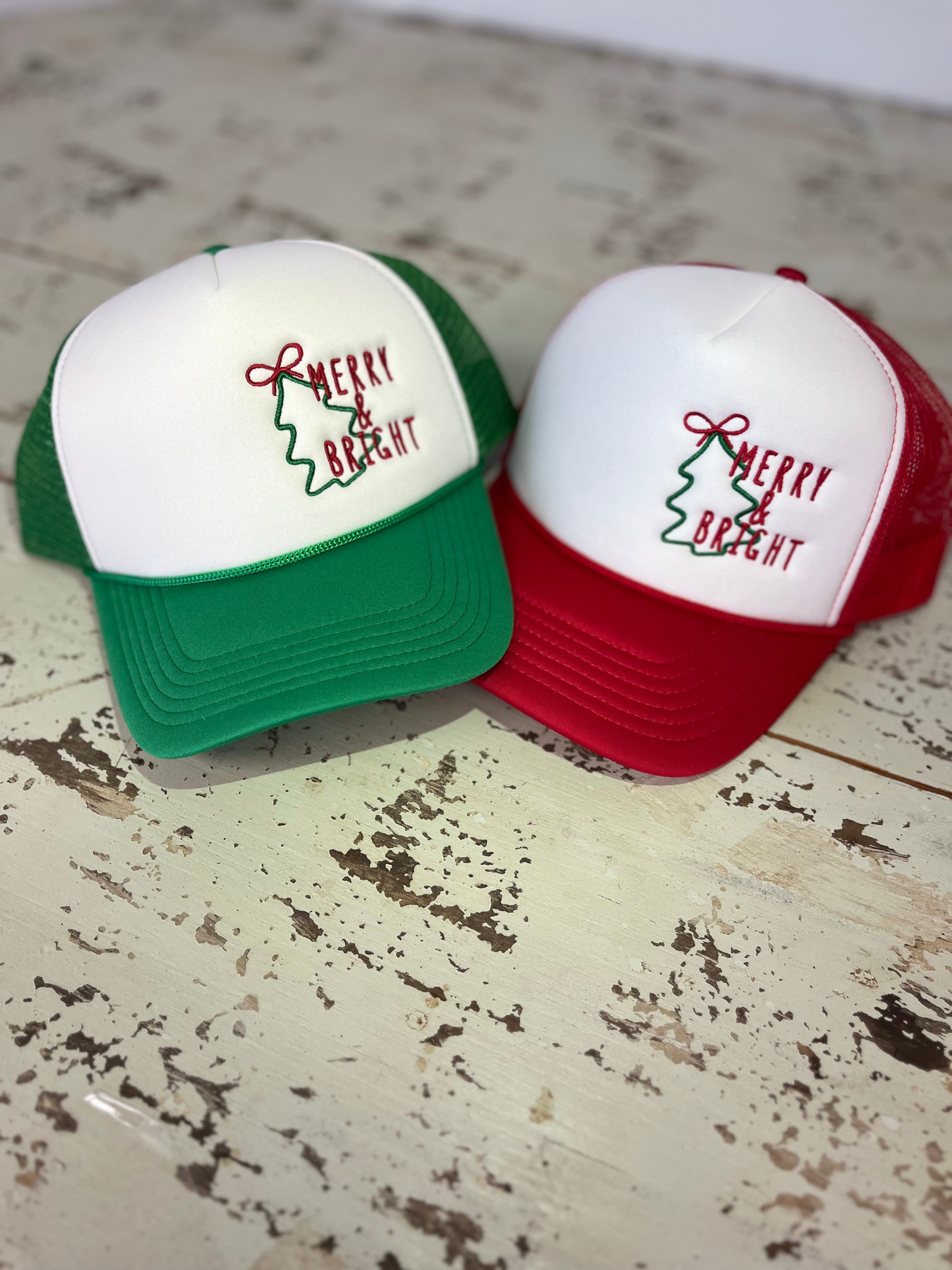 Merry and Bright Foam Trucker Hat