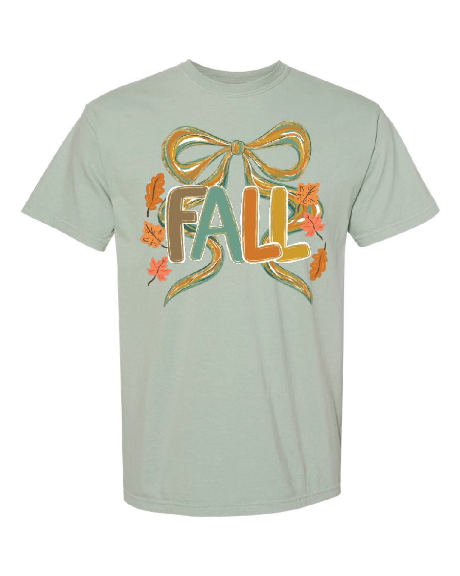 Fall Leaves with Bow