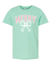 Load image into Gallery viewer, Merry with Bow T-Shirt

