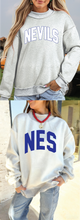 Load image into Gallery viewer, Reversible Mock Neck Oversized Sweatshirt
