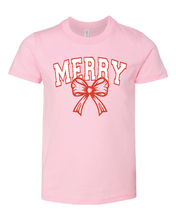 Load image into Gallery viewer, Merry with Bow T-Shirt
