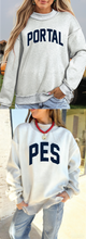 Load image into Gallery viewer, Reversible Mock Neck Oversized Sweatshirt

