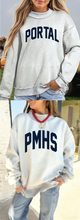 Load image into Gallery viewer, Reversible Mock Neck Oversized Sweatshirt
