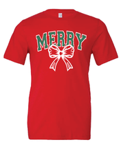 Load image into Gallery viewer, Merry with Bow T-Shirt
