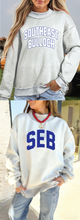 Load image into Gallery viewer, Reversible Mock Neck Oversized Sweatshirt
