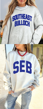Load image into Gallery viewer, School Reversible Mock Neck Oversized Sweatshirt
