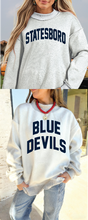 Load image into Gallery viewer, School Reversible Mock Neck Oversized Sweatshirt
