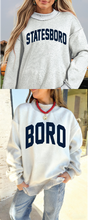 Load image into Gallery viewer, School Reversible Mock Neck Oversized Sweatshirt

