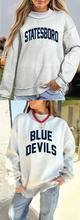 Load image into Gallery viewer, Reversible Mock Neck Oversized Sweatshirt
