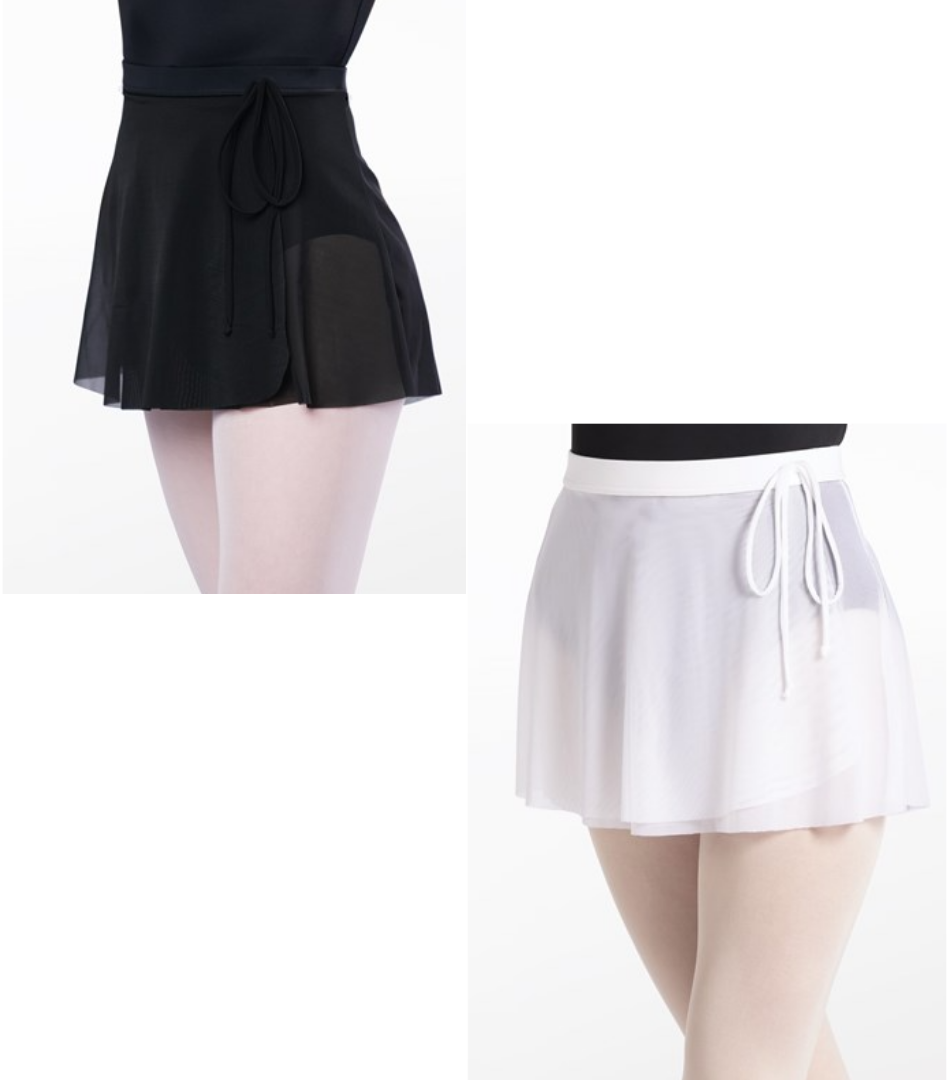 TDC Weissman Faux Wrap Skirt