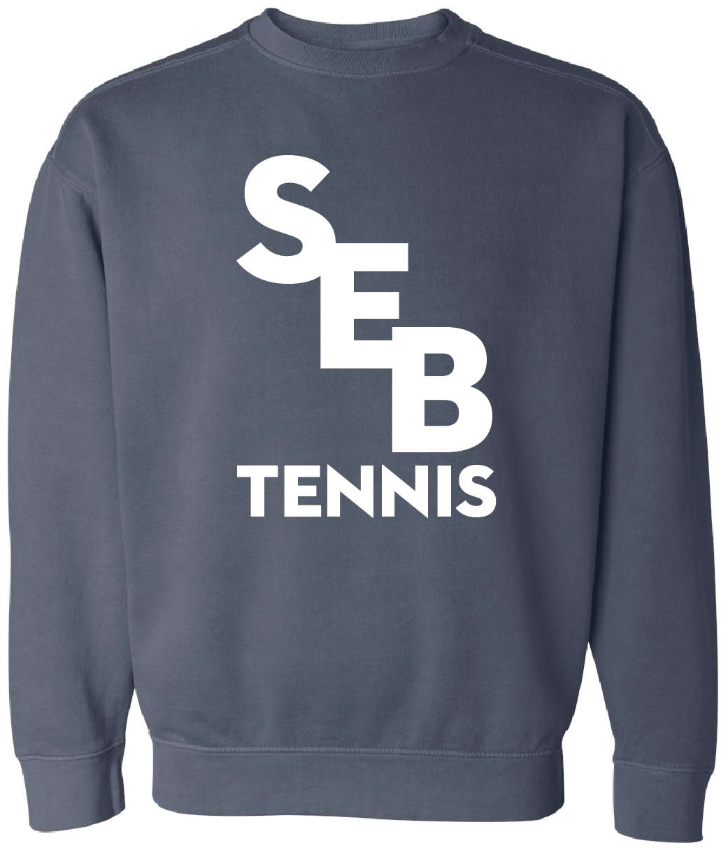 SEB Tennis Comfort Color Sweatshirt with Tennis