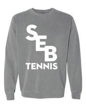 Load image into Gallery viewer, SEB Tennis Comfort Color Sweatshirt with Tennis
