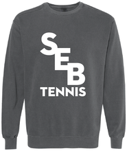 Load image into Gallery viewer, SEB Tennis Comfort Color Sweatshirt with Tennis
