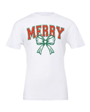 Load image into Gallery viewer, Merry with Bow T-Shirt
