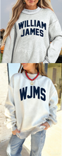 Load image into Gallery viewer, School Reversible Mock Neck Oversized Sweatshirt
