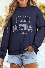 Load image into Gallery viewer, WJ Blue Devils Tennis Mock Neck Sweatshirts

