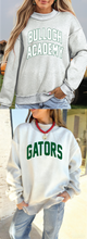 Load image into Gallery viewer, Reversible Mock Neck Oversized Sweatshirt
