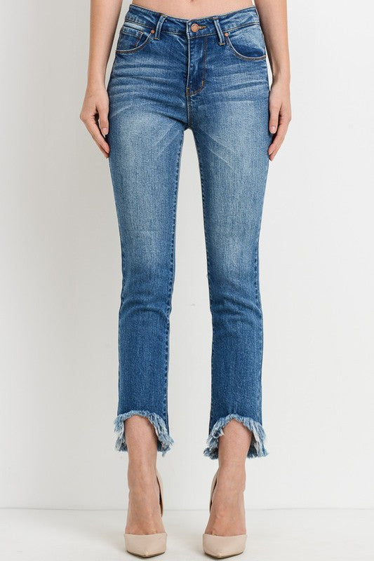 Junior Ankle Straight Jeans