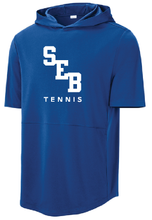 Load image into Gallery viewer, SEB Tennis SS Hooded Performance Shirt
