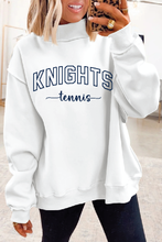 Load image into Gallery viewer, WJ Knights Tennis Mock Neck Sweatshirts
